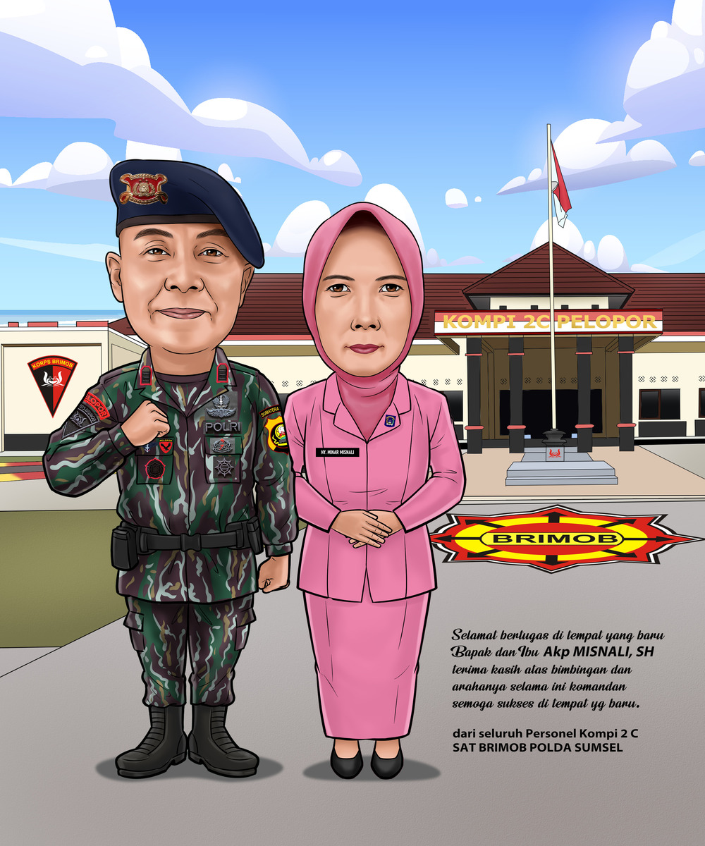 Karikatur Ulang Tahun Unik
